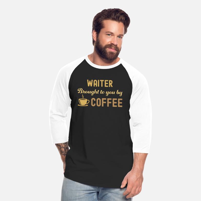 Coffee Loving Waiter Busy Exhausted