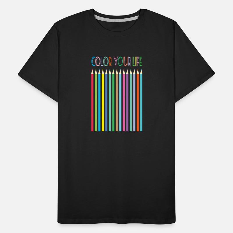 Color Your Life Colorful Pencils Artist Painter