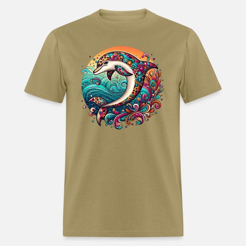 Colorful Dolphin Art