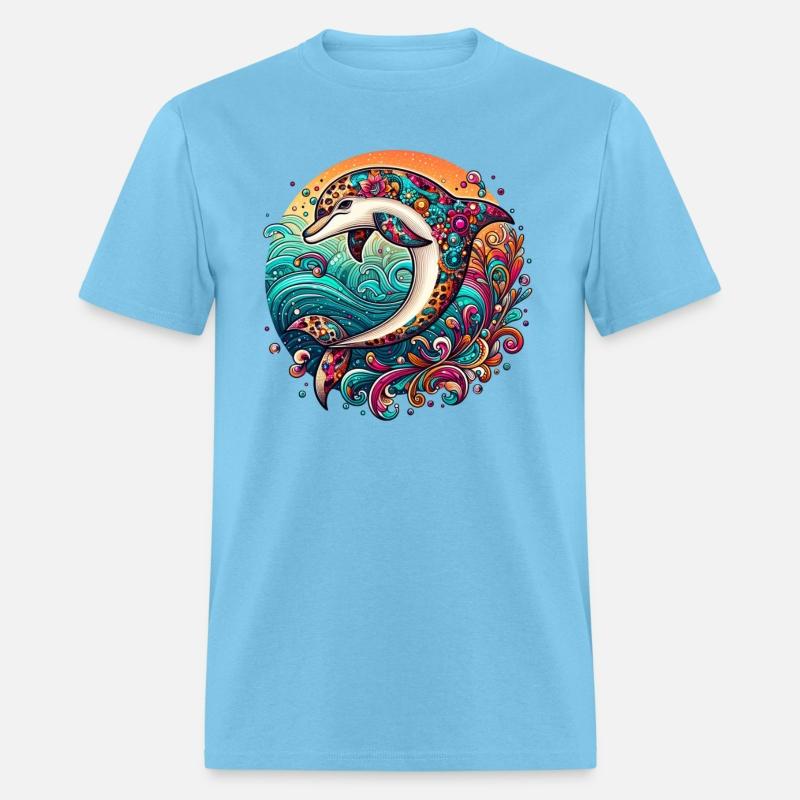 Colorful Dolphin Art