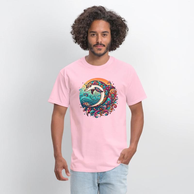 Colorful Dolphin Art