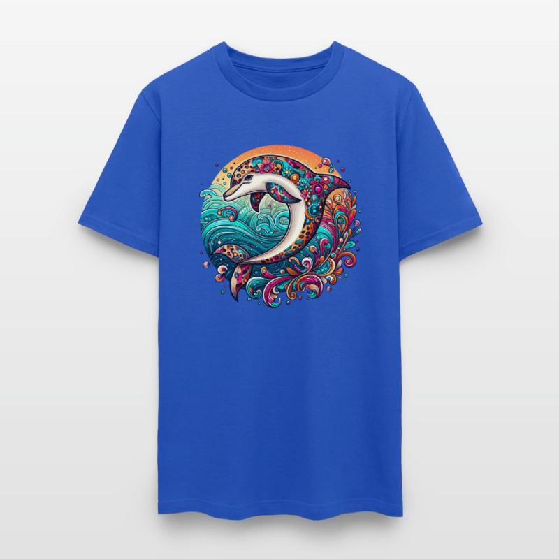 Colorful Dolphin Art