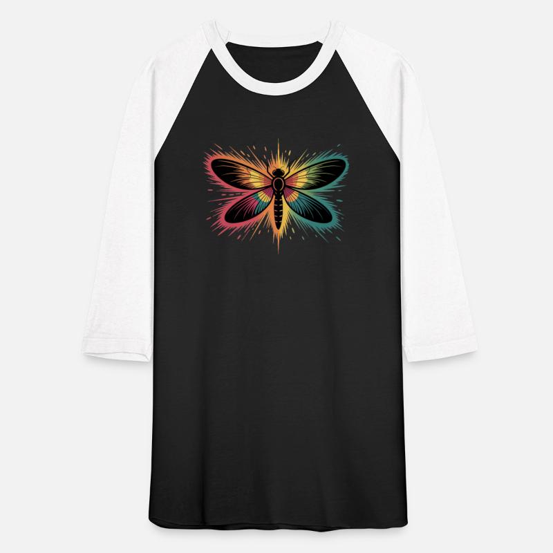 Colorful Dragonfly With Color Explosion