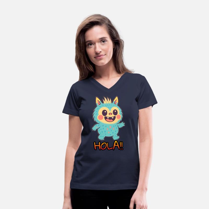 Colorful Monster with Friendly Expression