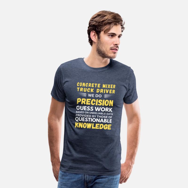 Concrete Mixer Truck Driver We Do Guess Work