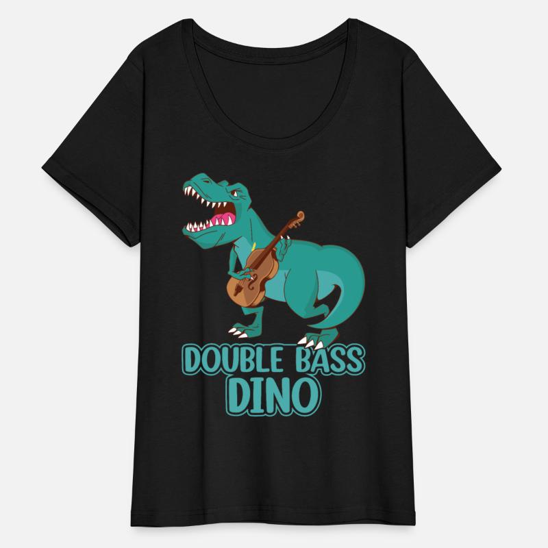 Contrabass Dinosaur Double Bassist - Double Bass D