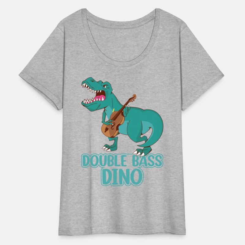Contrabass Dinosaur Double Bassist - Double Bass D