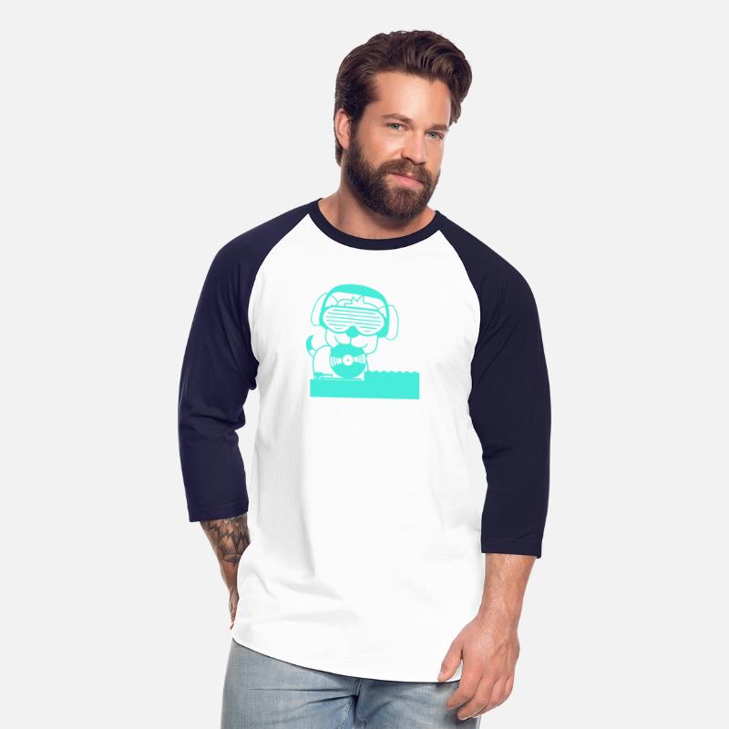Cool DJ Dog Pet Animal Music Record Mixing Party