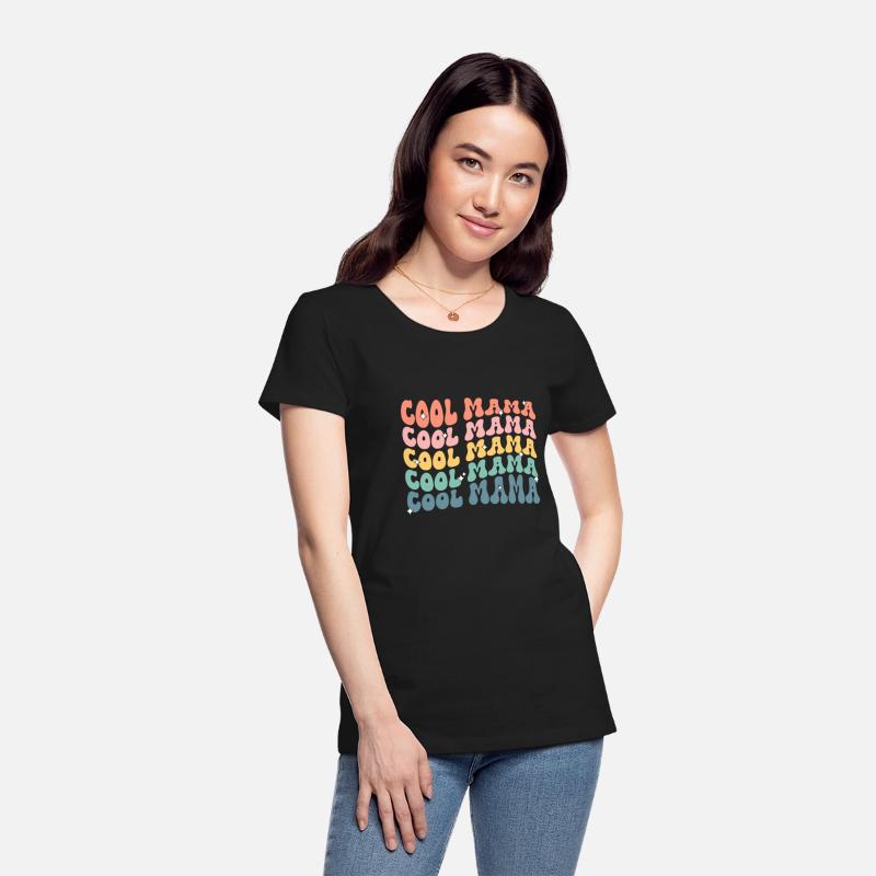 Cool Mama Retro Mothers Day New Mom Pregnancy Anno