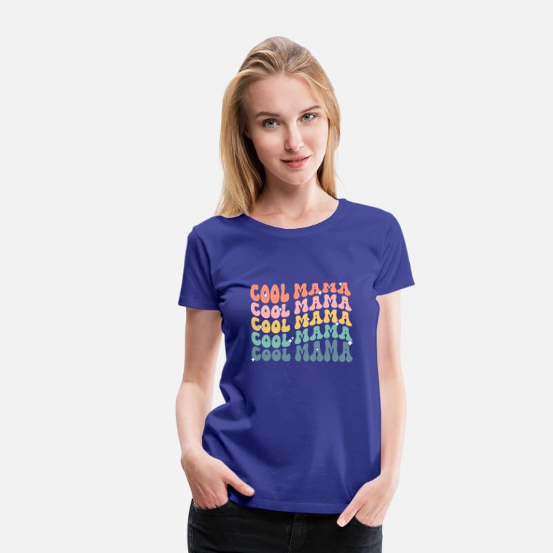 Cool Mama Retro Mothers Day New Mom Pregnancy Anno