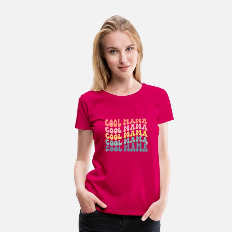 Cool Mama Retro Mothers Day New Mom Pregnancy Anno