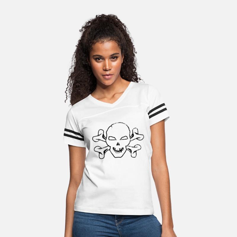 Cracked Skull And Crossbones