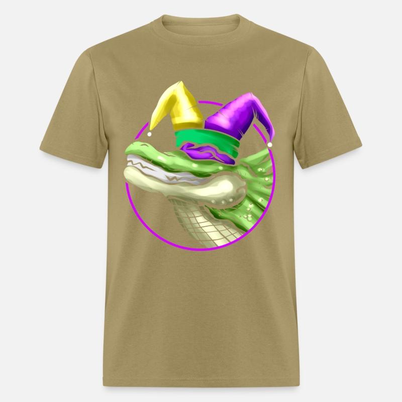 Crocodile with Jester Hat for Mardi Gras