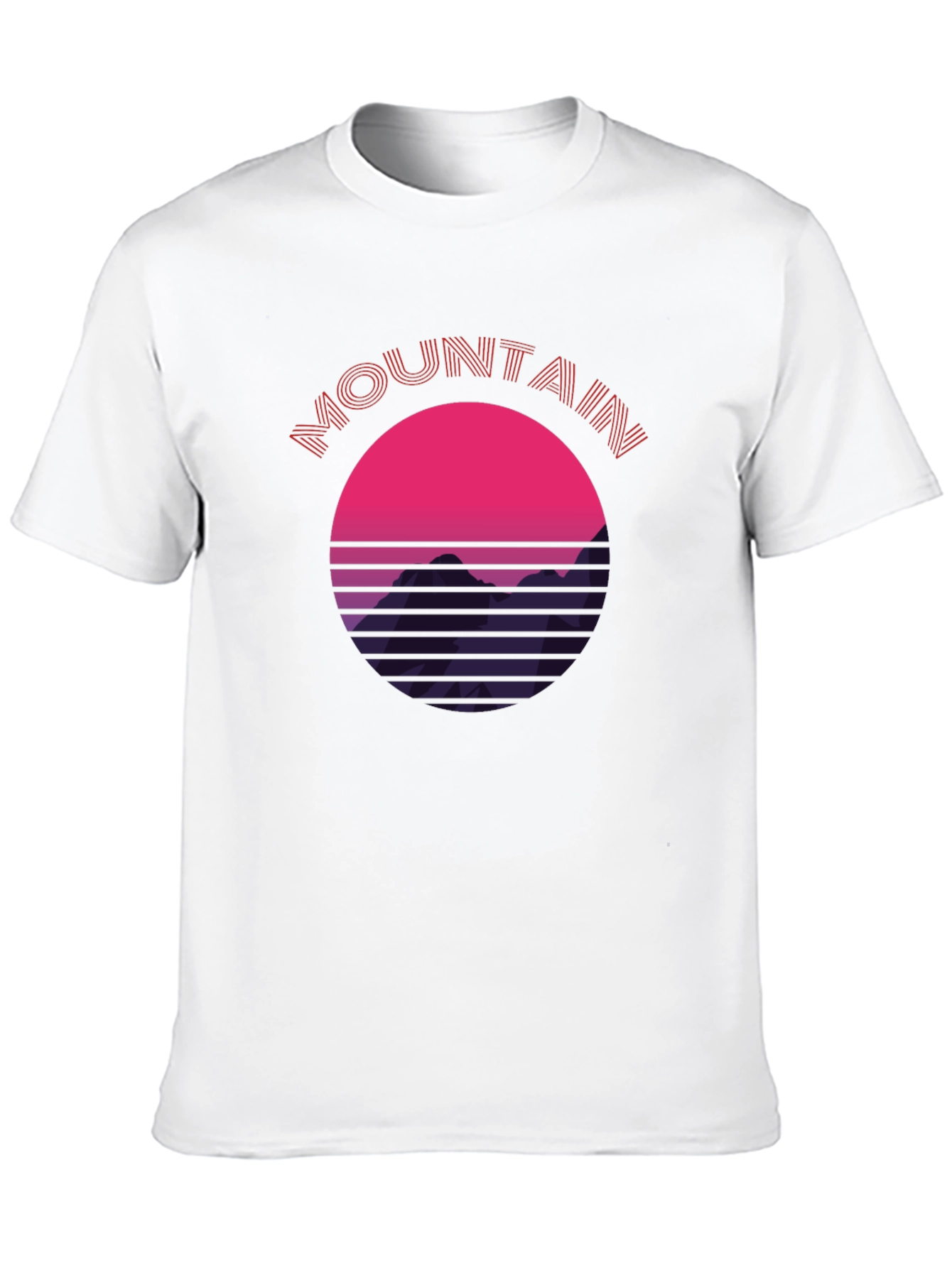 Retro Mountain Sunset T-Shirt