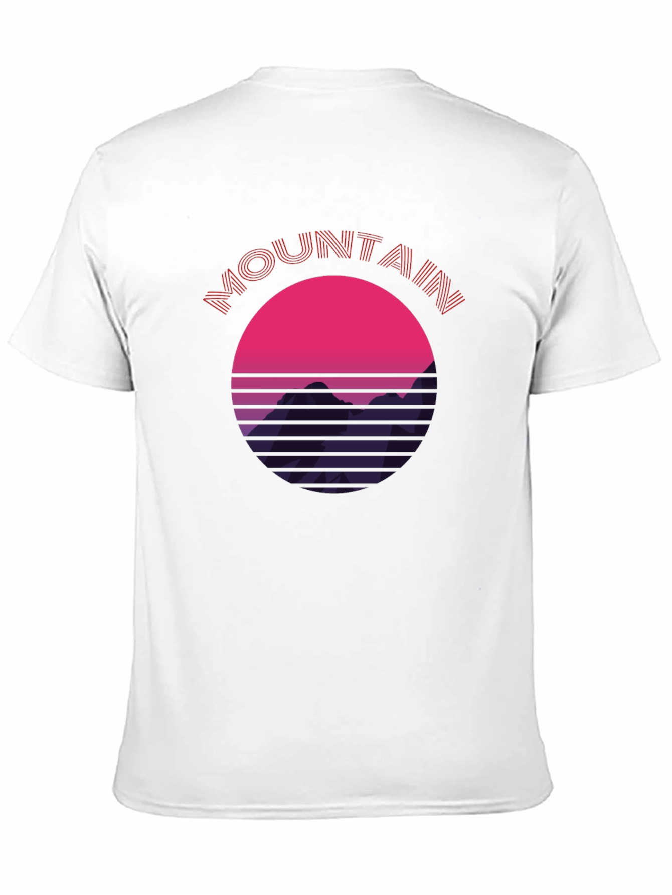 Retro Mountain Sunset T-Shirt