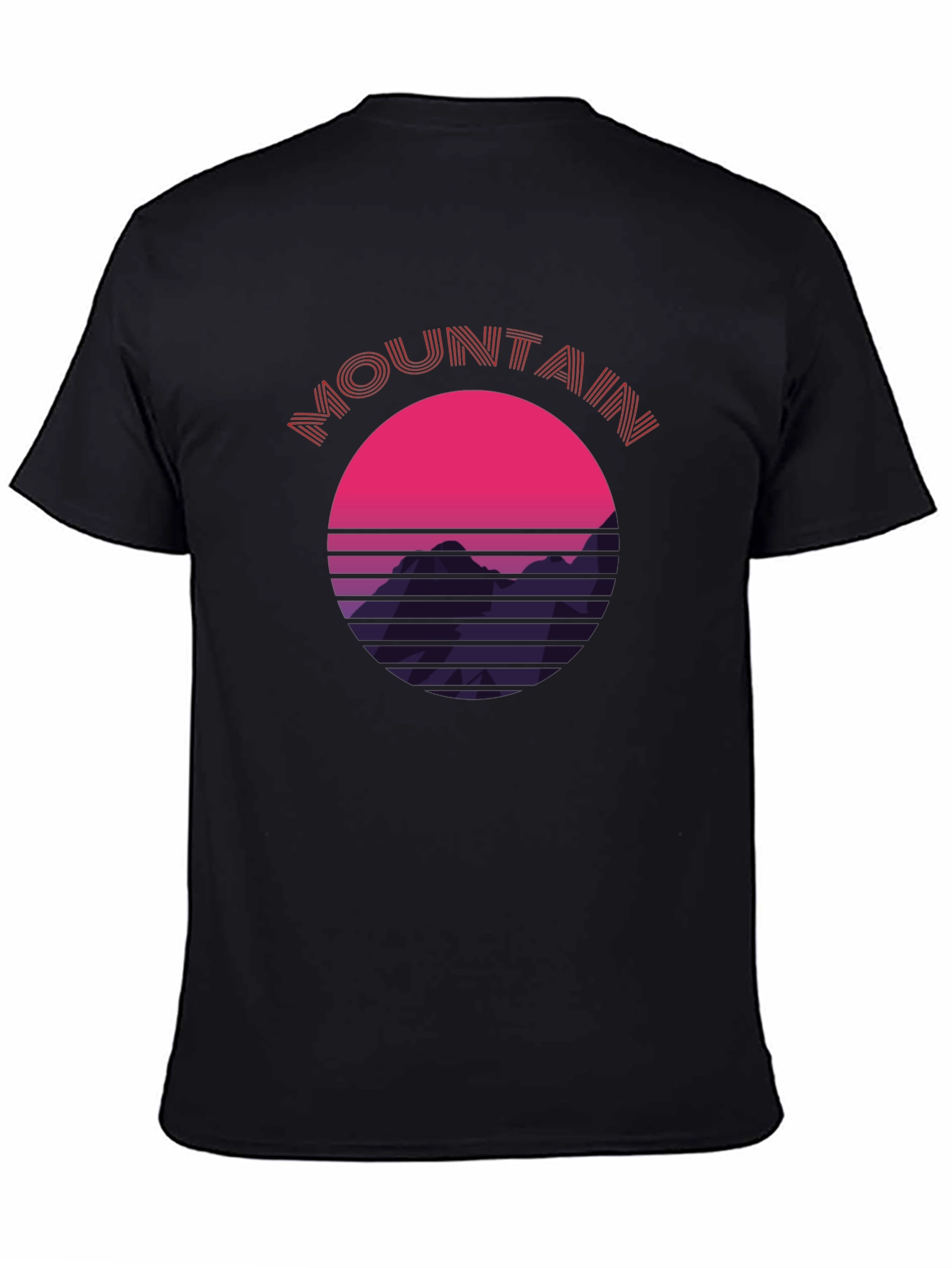 Retro Mountain Sunset T-Shirt