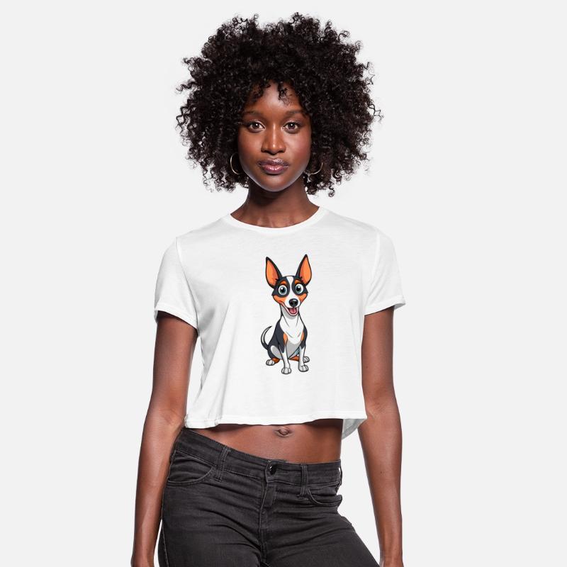 Curious Rat Terrier - Dog Artwork Pint