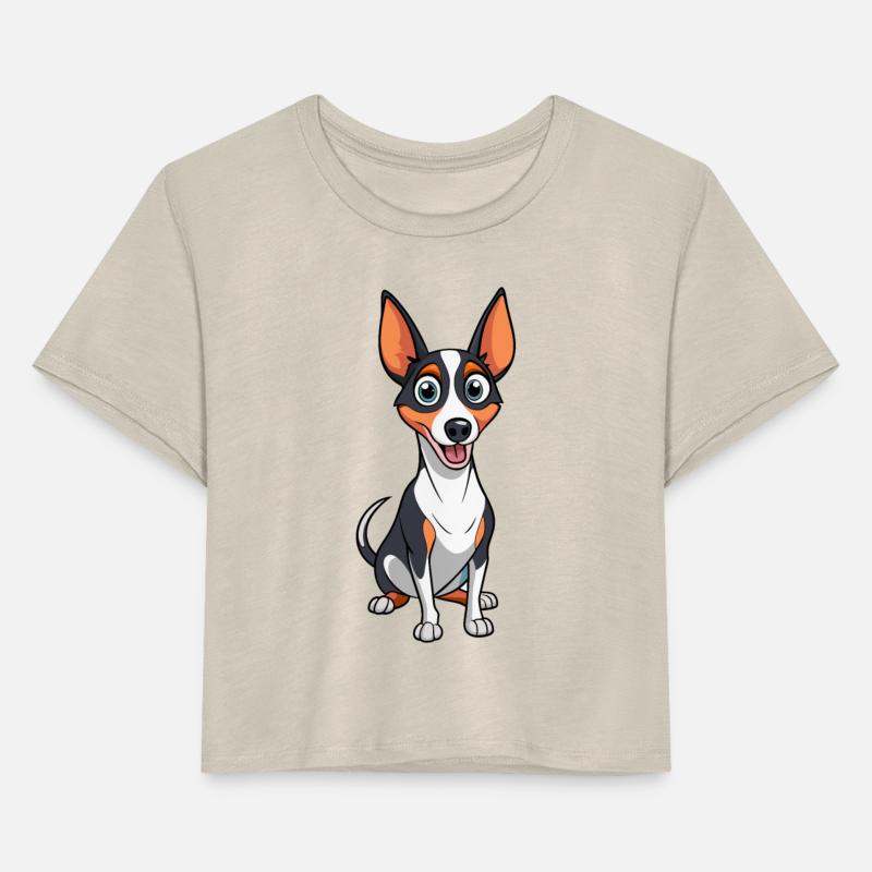 Curious Rat Terrier - Dog Artwork Pint