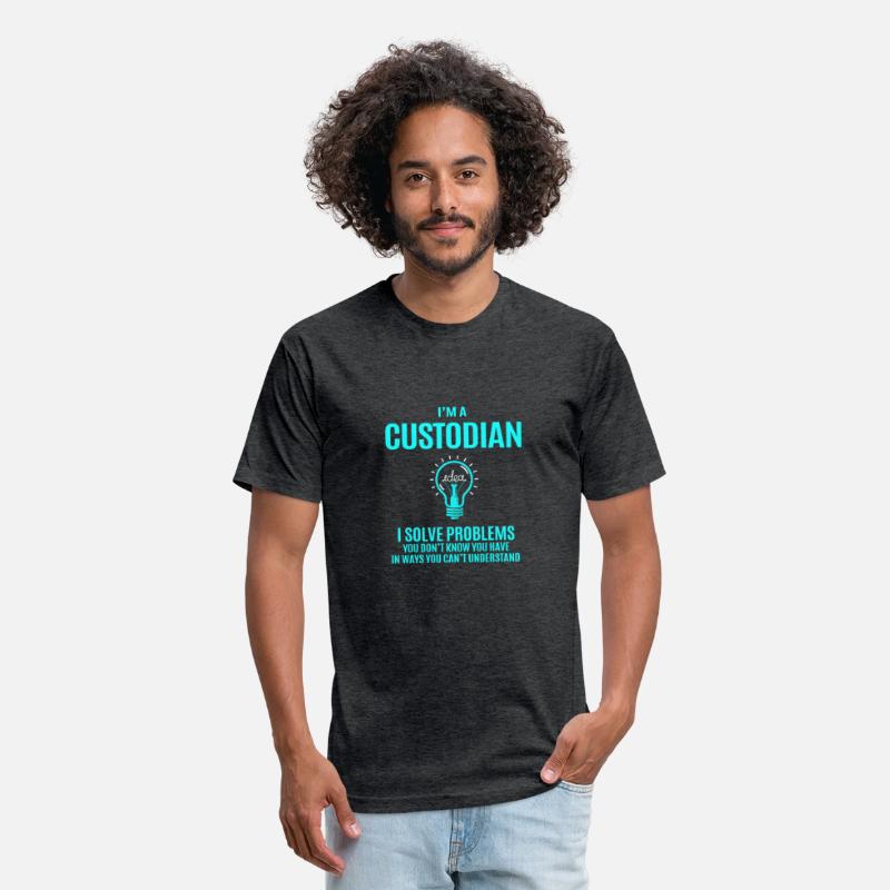 Custodian T Shirt - I Solve Problems Gift Item Tee