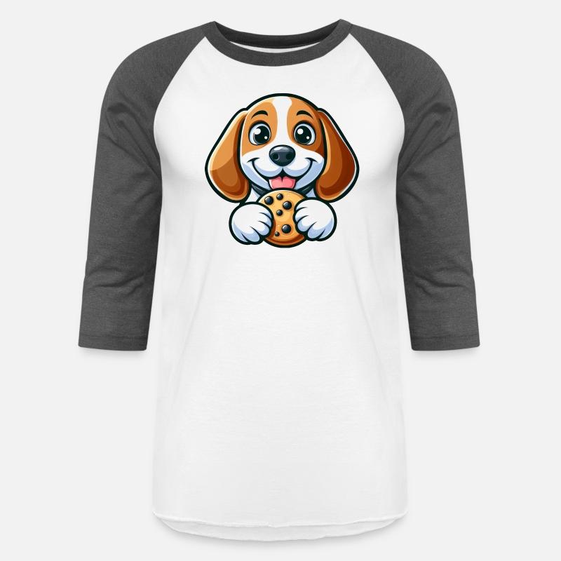 Cute beagle dog sweet cookies dessert