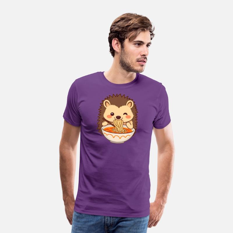 Cute Hedgehog Noodle Bowl Design