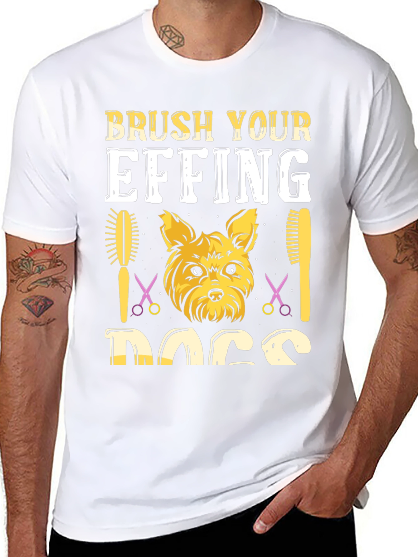 Brush Your Effing Dogs Graphic Tee