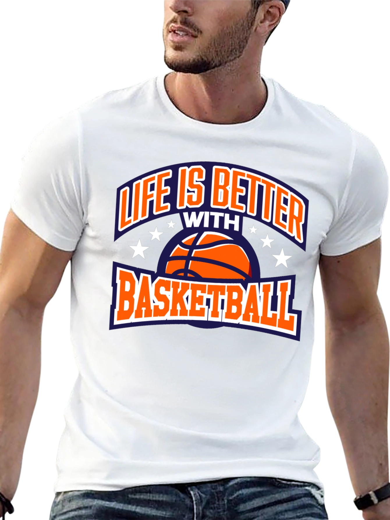 Life is Better with Basketball Black T-Shirt