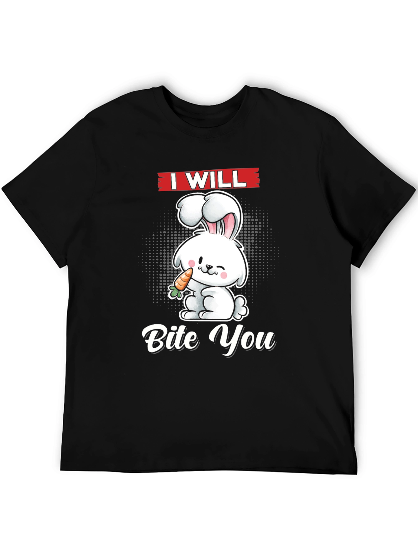 I Will Bite You Bunny Graphic Tee