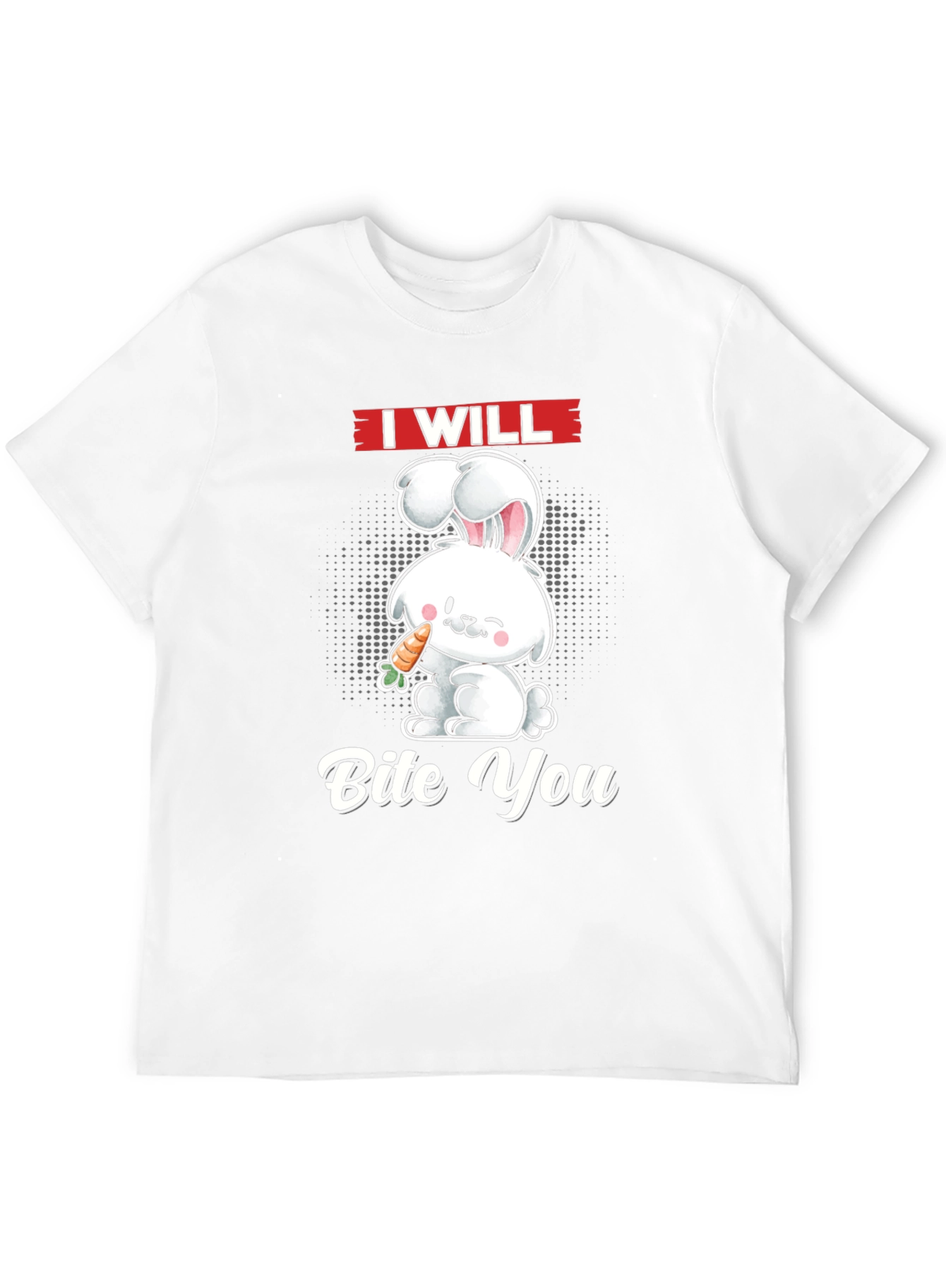 I Will Bite You Bunny Graphic Tee