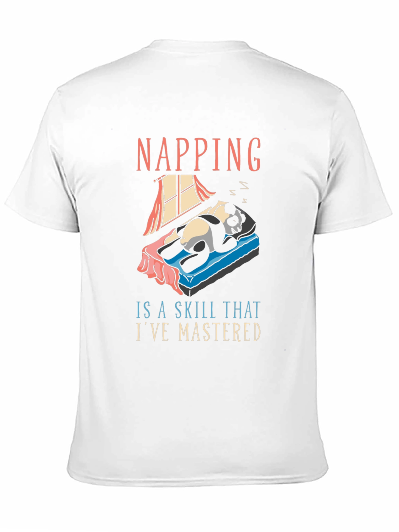 Napping Skill Panda T-Shirt - Comfy Cotton Tee