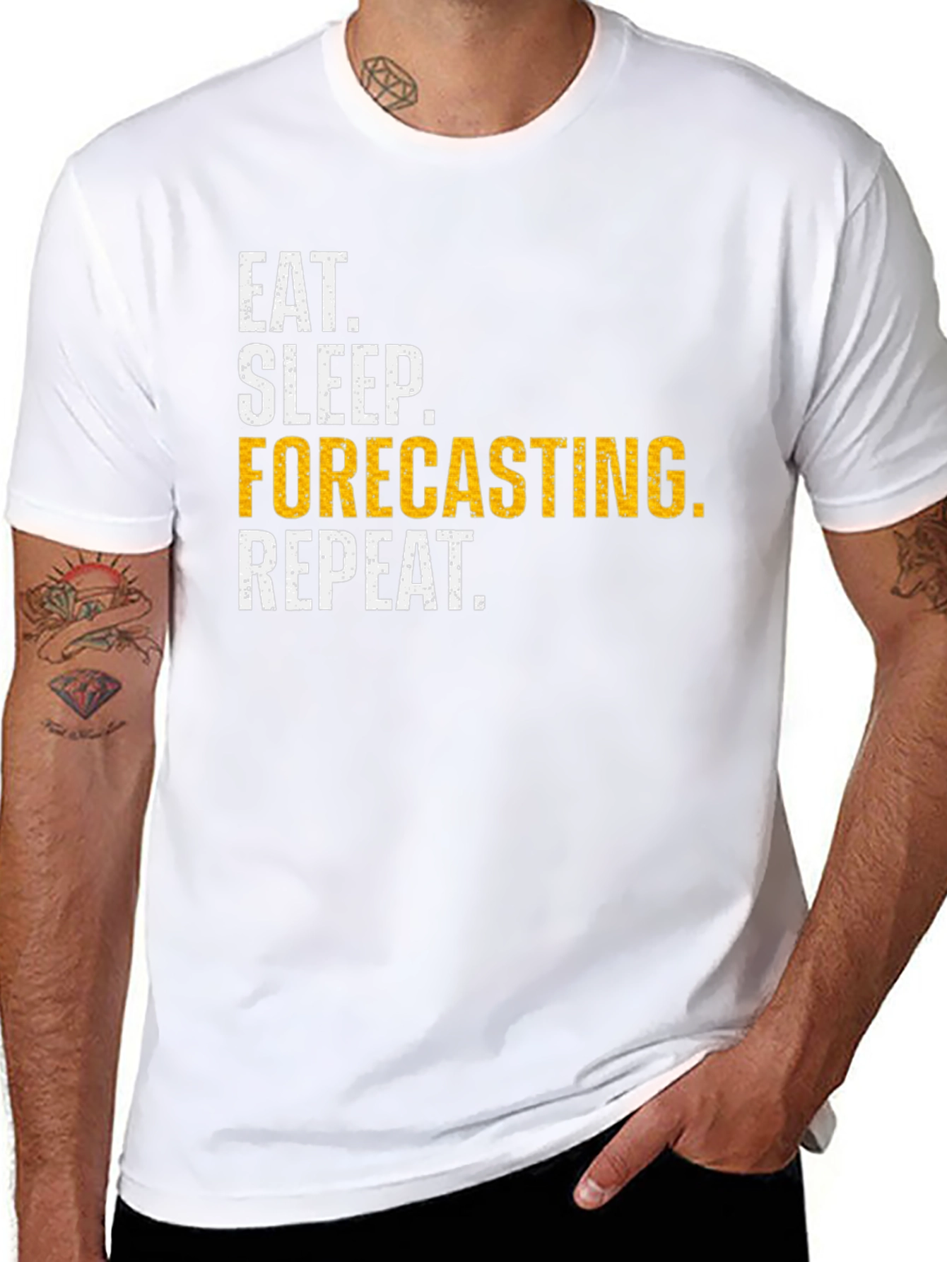 Eat Sleep Forecasting Repeat Funny T-Shirt