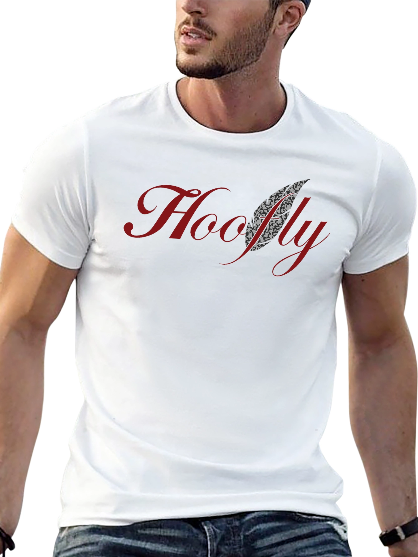 Hoofly Graphic Tee - Stylish Black T-Shirt