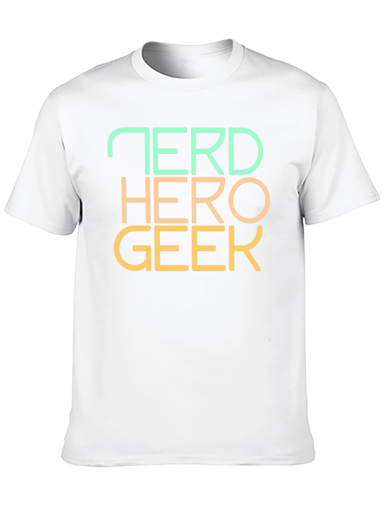 Nerd Hero Geek Graphic Tee - Black Cotton T-Shirt