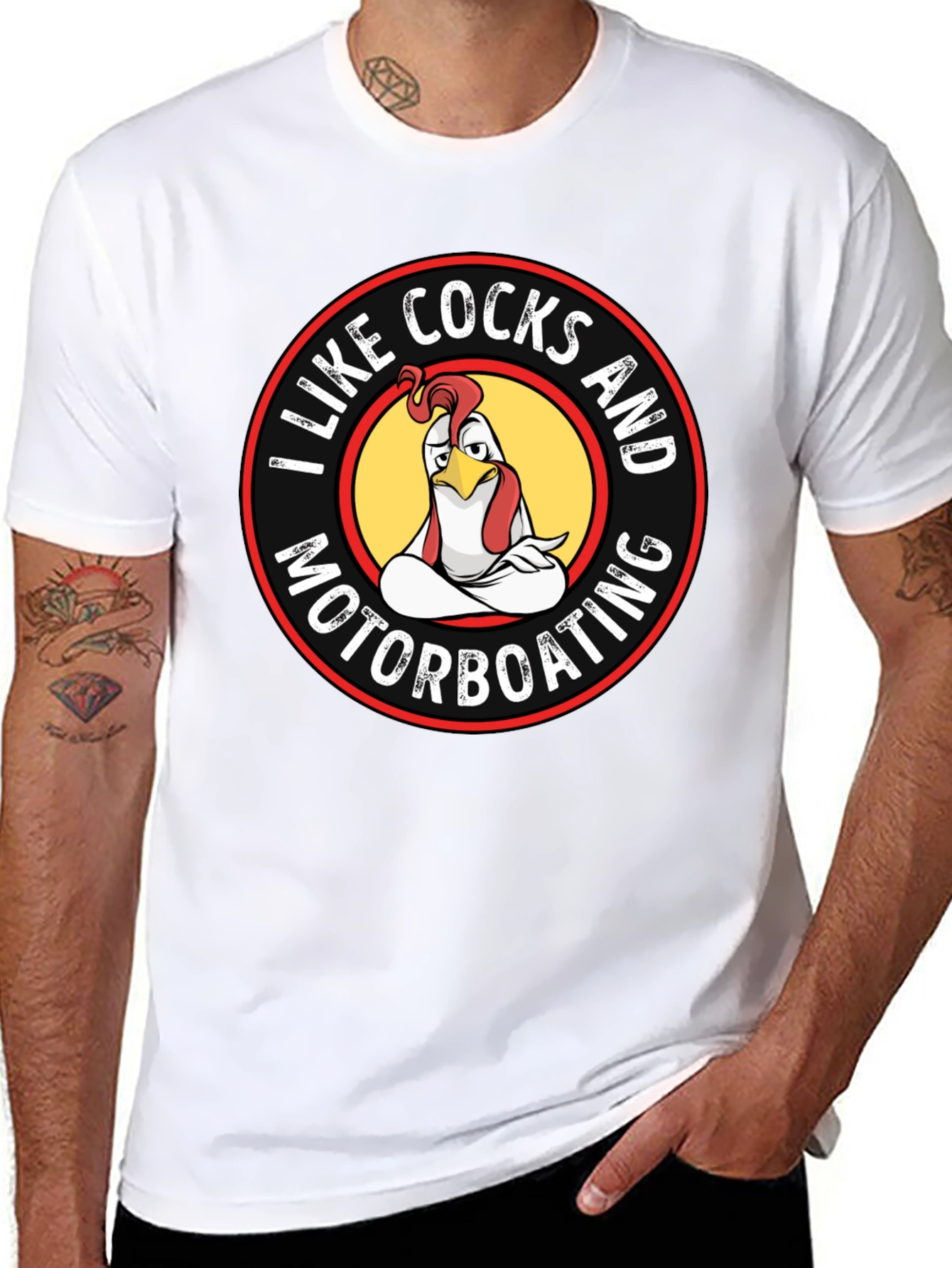 I Like Cocks & Motorboating T-Shirt