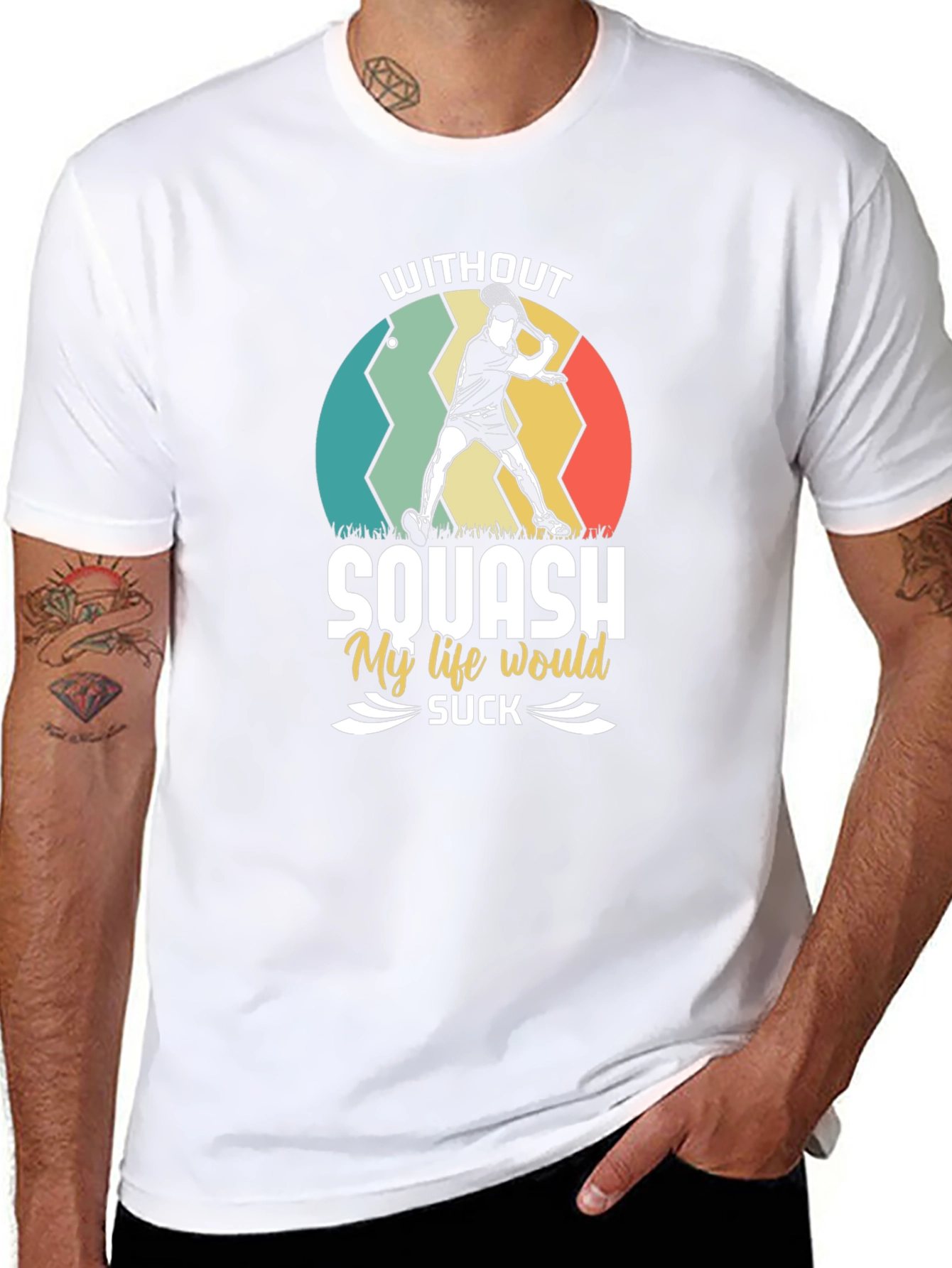 Squash Lover T-Shirt - My Life Would Suck