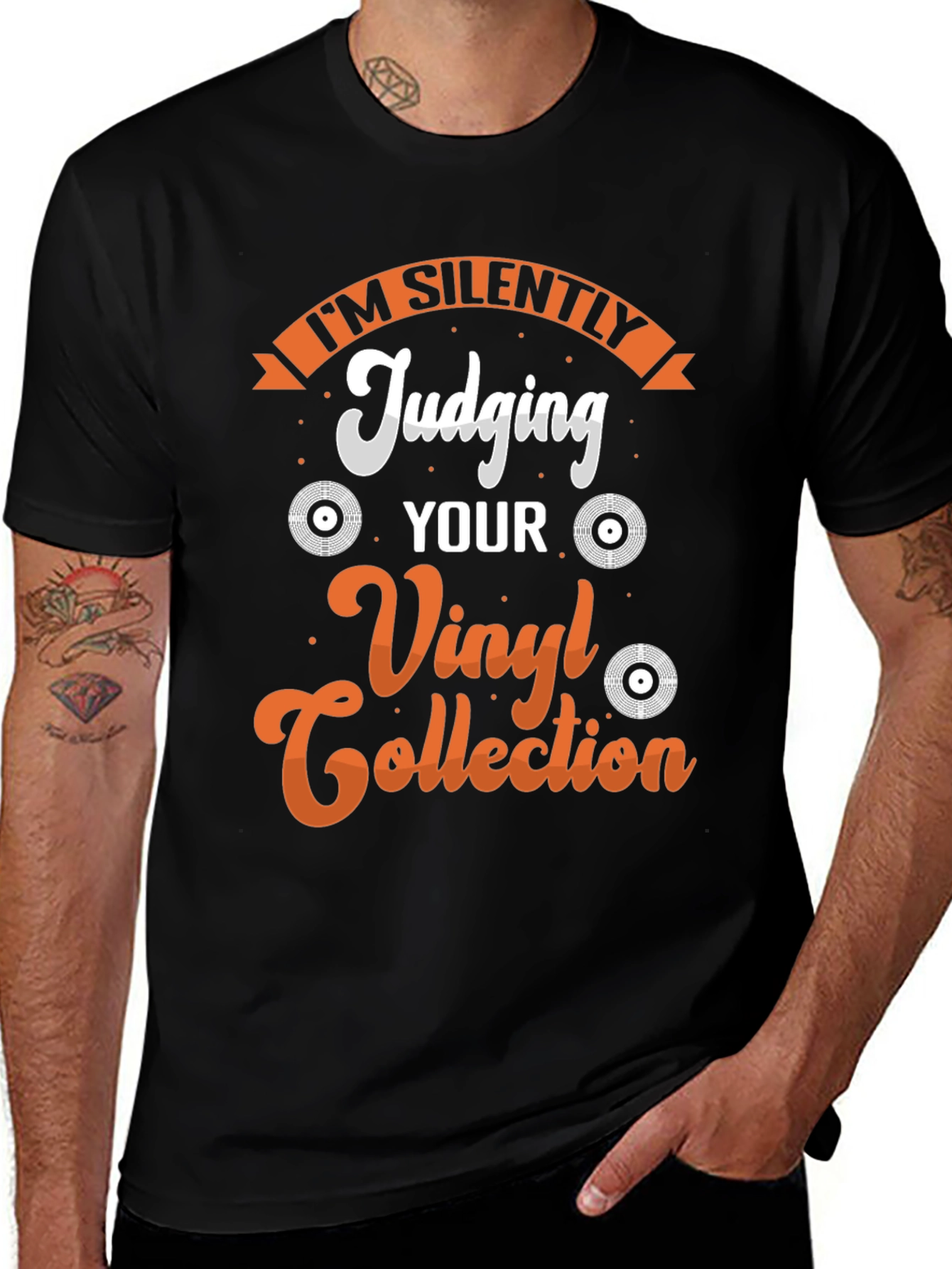 Im Silently Judging Your Vinyl Collection T-Shirt