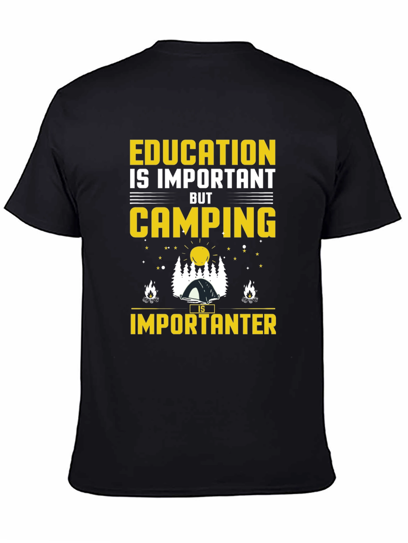Camping is Importanter Graphic T-Shirt
