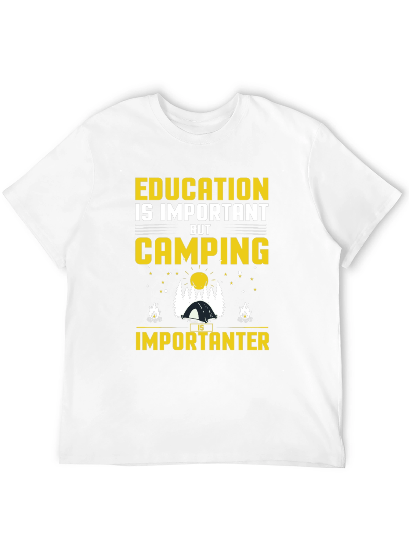 Camping is Importanter Graphic T-Shirt