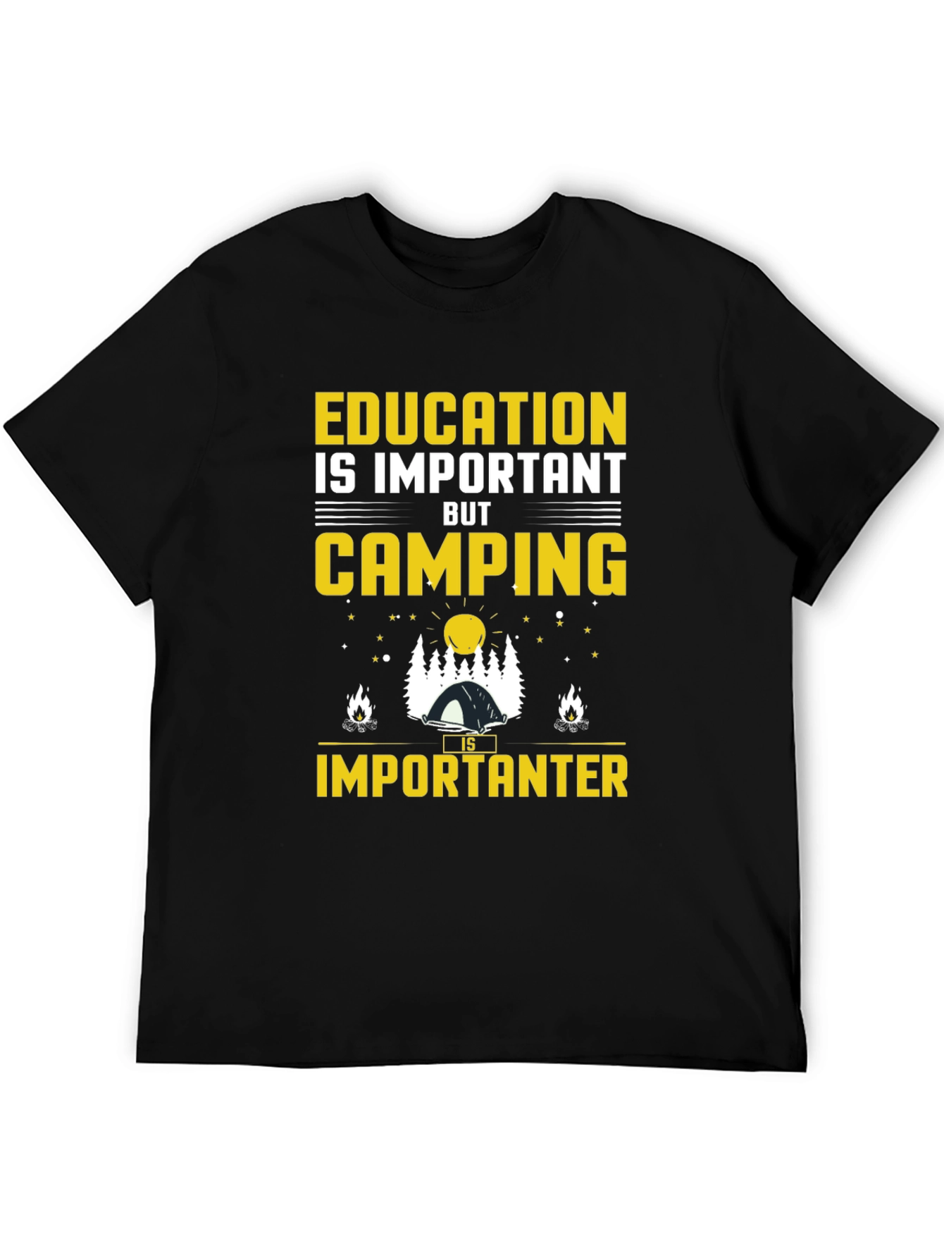 Camping is Importanter Graphic T-Shirt