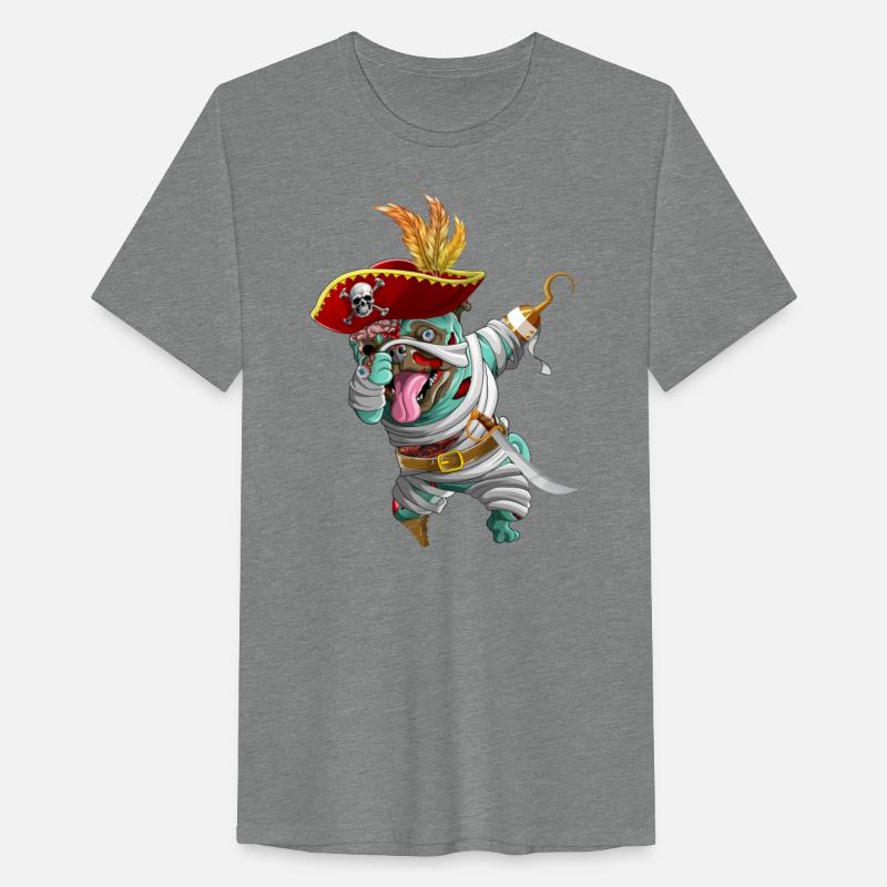 Dabbing Pirate Zombie Mummy Pug Cute Halloween Pug