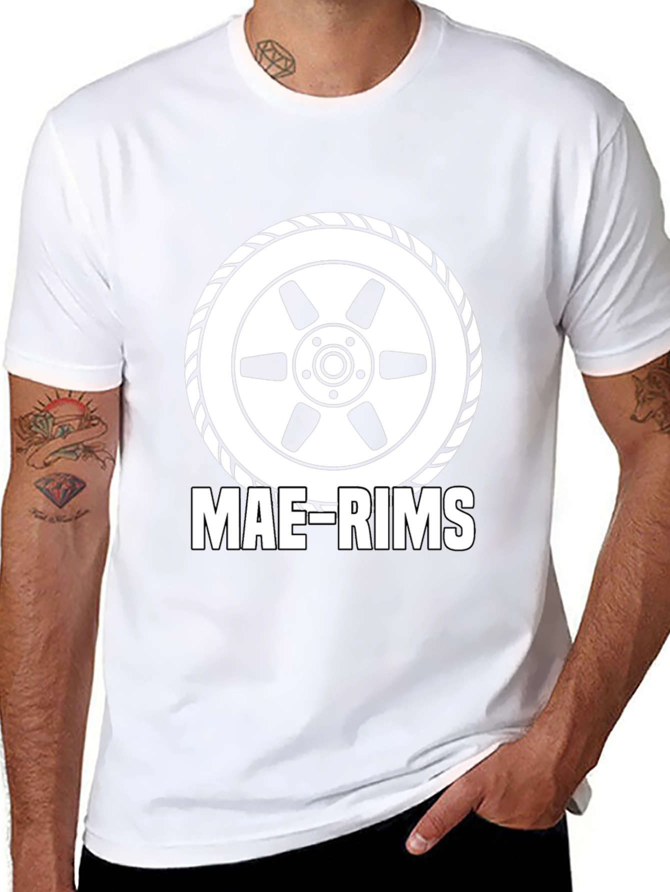 MAE-RIMS Graphic Black T-Shirt
