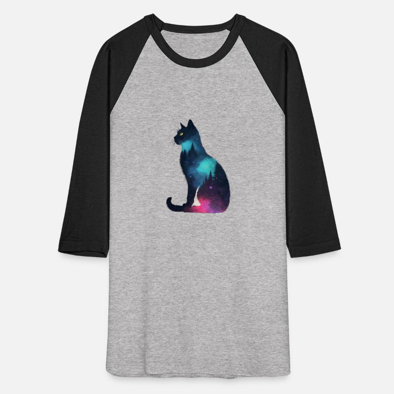Default silhouette of a cat double exposure