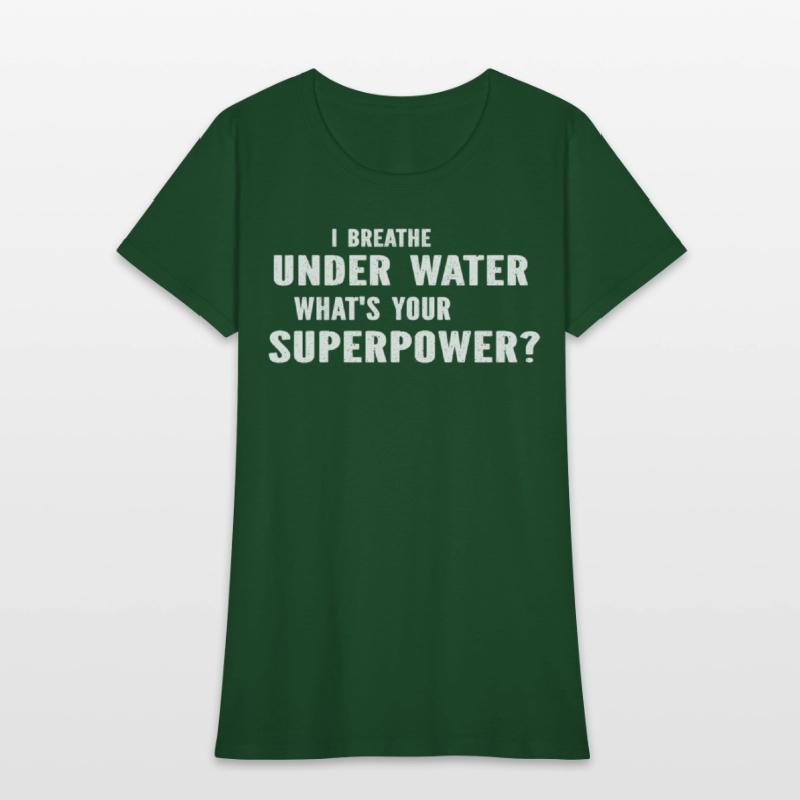 Diving Diver - I Breathe Under Water What's Your S