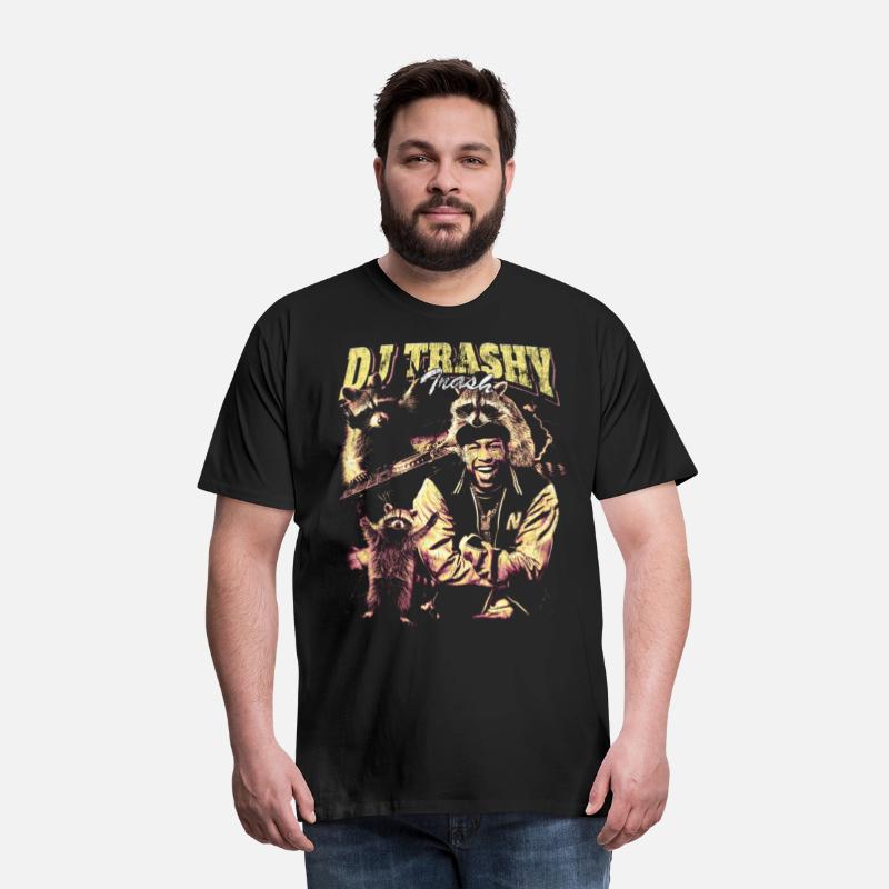 DJ Trashy Trash Funny Raccoon Bootleg T-Shirt
