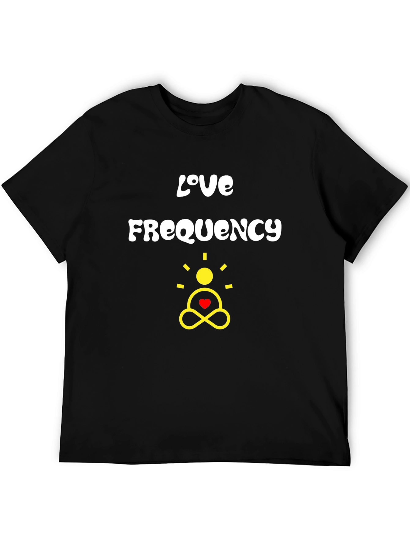 Love Frequency Graphic Tee - Black