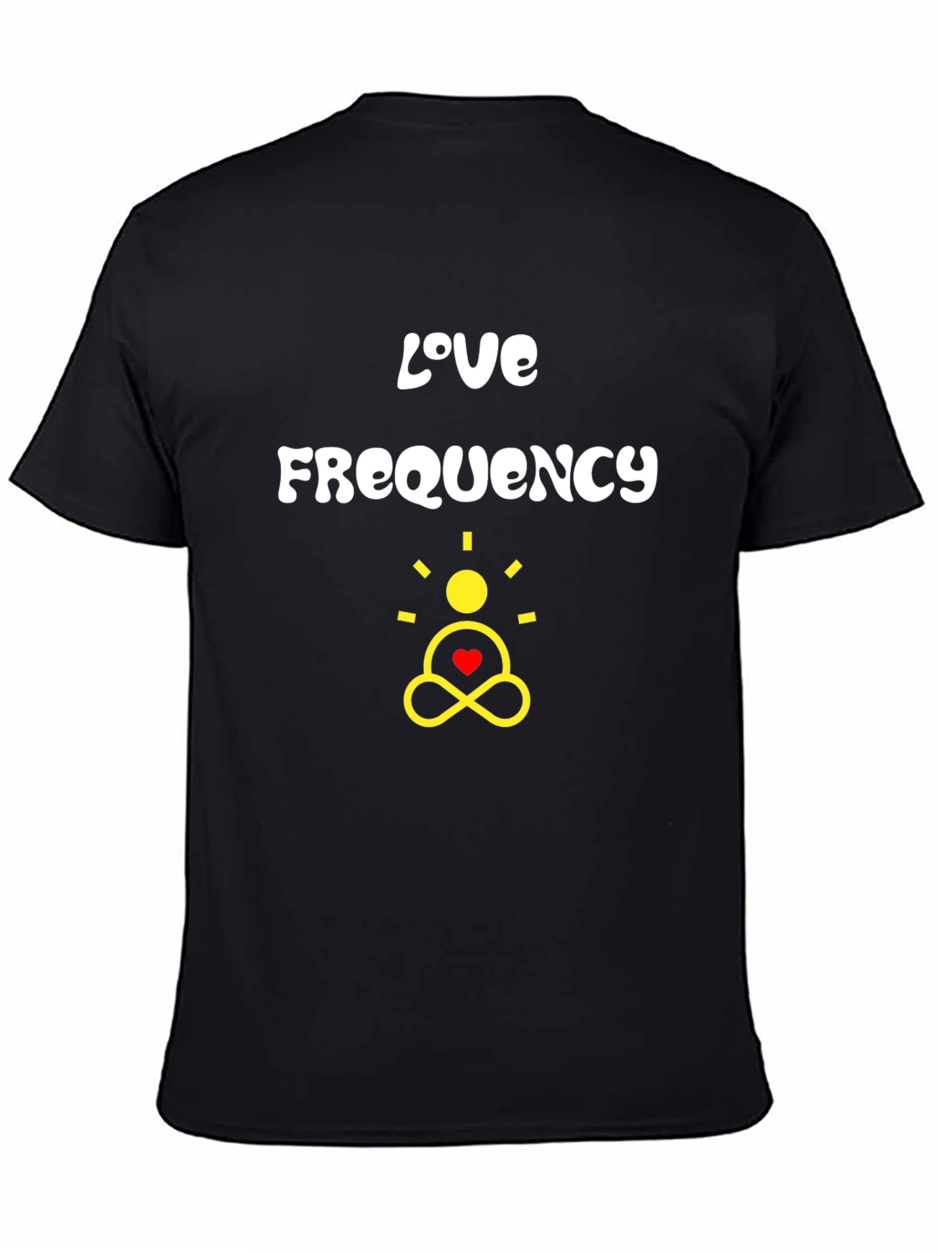 Love Frequency Graphic Tee - Black