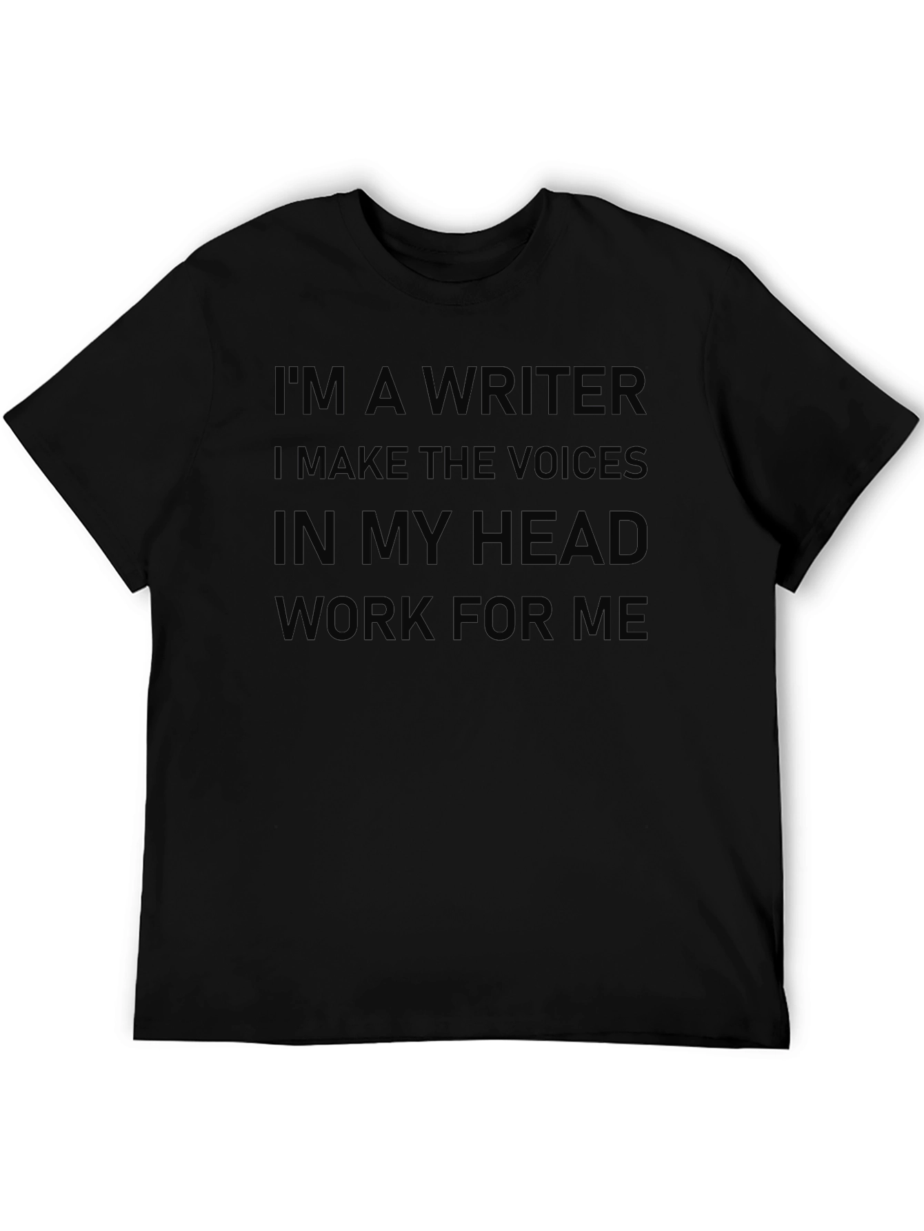 Writer Humor T-Shirt - Voices in My Head