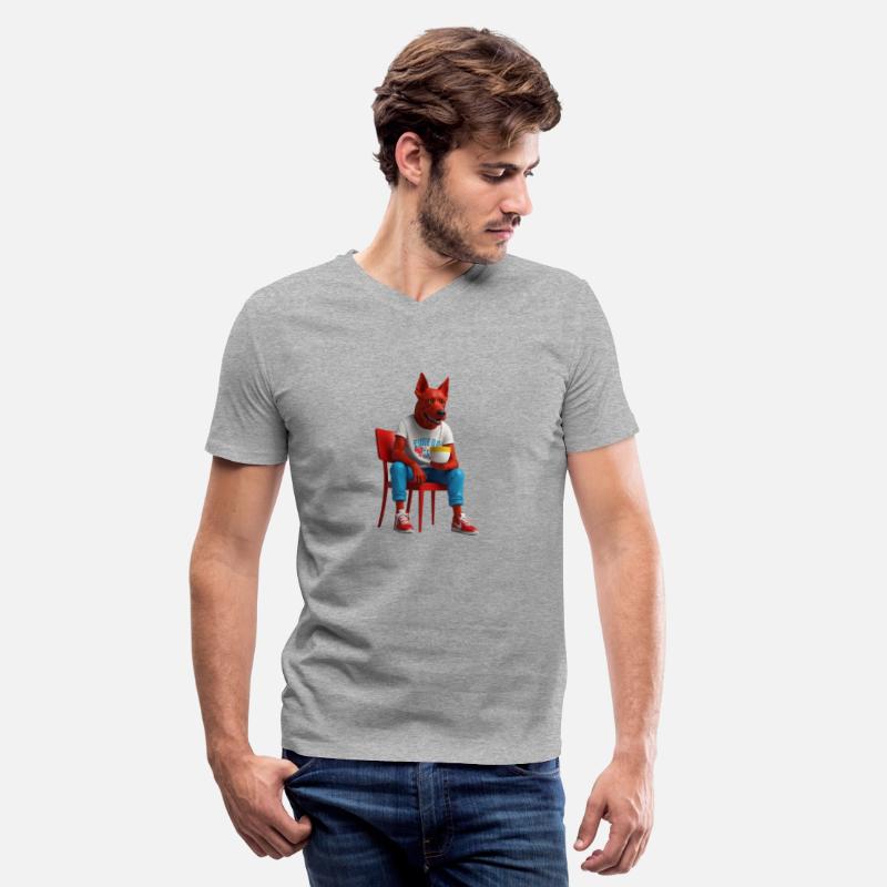 Dog Dressed Up And Drinking.
