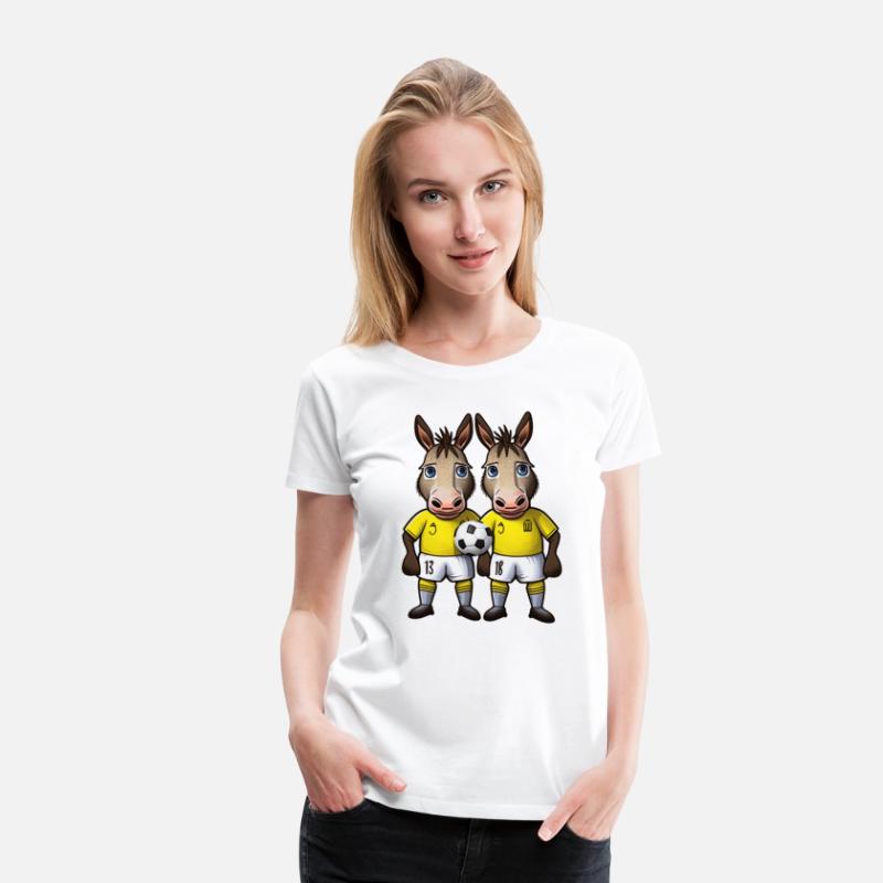 Donkeys playing football soccer cute donkey ball