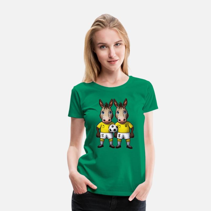 Donkeys playing football soccer cute donkey ball